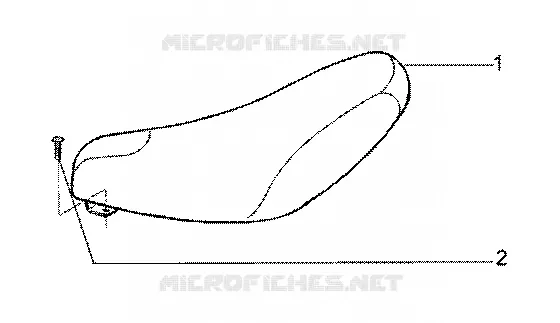 Saddle GILERA GILERA-SCOOTER 125 RUNNER 2001  Runner 125 FX 2T