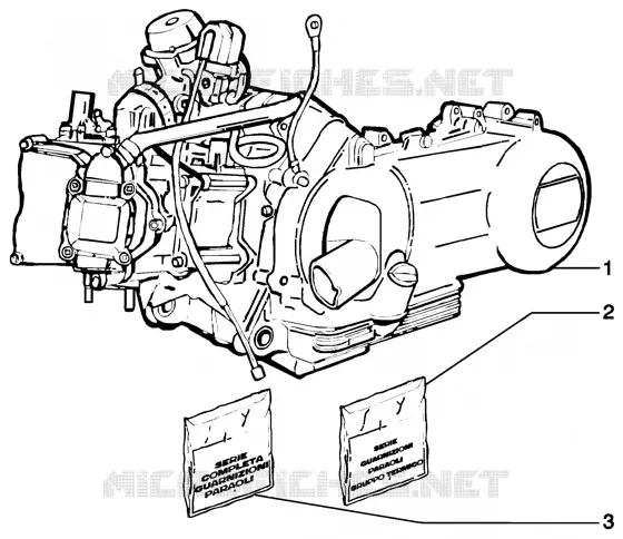 Engine GILERA GILERA-SCOOTER 125 RUNNER 2004  Runner 125 VX 4T