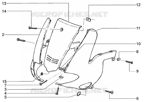 Fairings GILERA GILERA-SCOOTER 125 RUNNER 2003  Runner 125 VX 4T