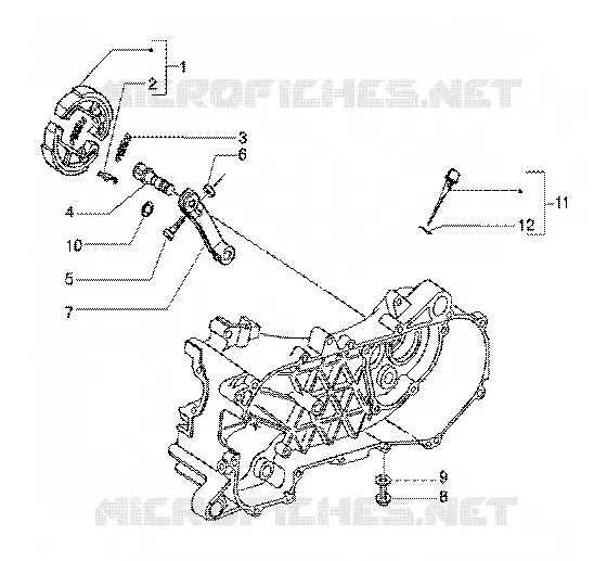 Brake caliper GILERA GILERA-SCOOTER 180 RUNNER 2002  Runner 180 FXR 2T