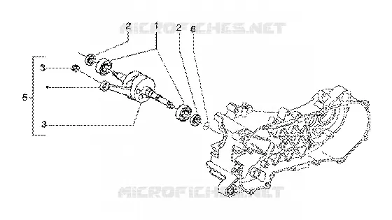 Crankshaft GILERA GILERA-SCOOTER 180 RUNNER 2000  Runner 180 FXR 2T