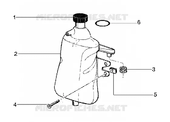 Expansion tank GILERA GILERA-SCOOTER 180 RUNNER 1999  Runner 180 FXR 2T