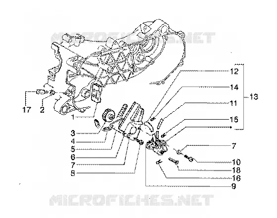 Oil pump GILERA GILERA-SCOOTER 180 RUNNER 1999  Runner 180 FXR 2T