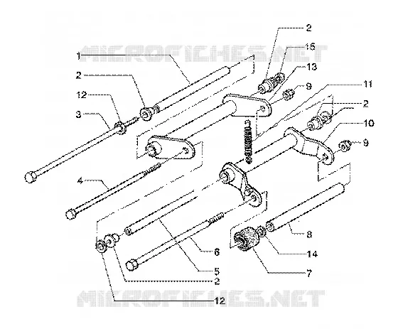 Swinging arm GILERA GILERA-SCOOTER 180 RUNNER 1999  Runner 180 FXR 2T