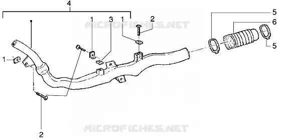Belt cooling tube GILERA GILERA-SCOOTER 180 RUNNER 2002  Runner 180 VXR