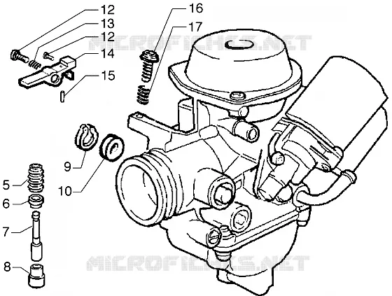 Carburettor GILERA GILERA-SCOOTER 180 RUNNER 2004  Runner 180 VXR