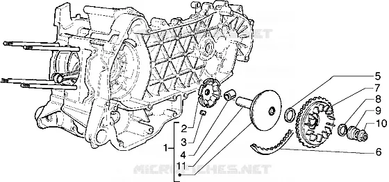 Driving pulley GILERA GILERA-SCOOTER 180 RUNNER 2003  Runner 180 VXR
