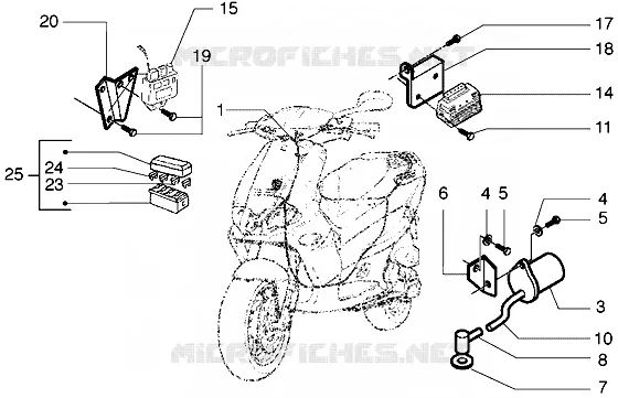 Electrical devices GILERA GILERA-SCOOTER 180 RUNNER 2003  Runner 180 VXR