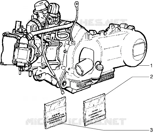 Engine GILERA GILERA-SCOOTER 180 RUNNER 2003  Runner 180 VXR