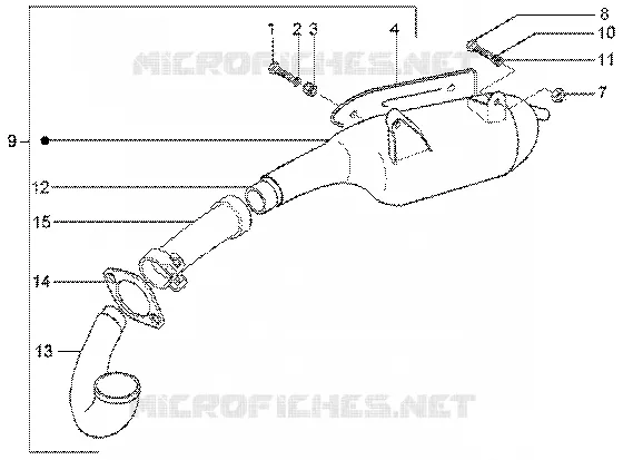 Silencer GILERA GILERA-SCOOTER 180 RUNNER 2003  Runner 180 VXR