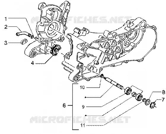 Water pump GILERA GILERA-SCOOTER 50 RUNNER 2002  Runner 50 Poggiali