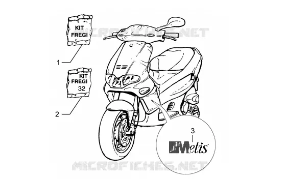 Emblems  Replica  version (2004) GILERA GILERA-SCOOTER 50 RUNNER 2002  Runner 50 SP