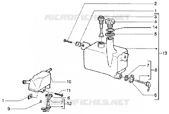 Oil mix tank-degaser GILERA GILERA-SCOOTER 50 RUNNER 2002  Runner 50 SP