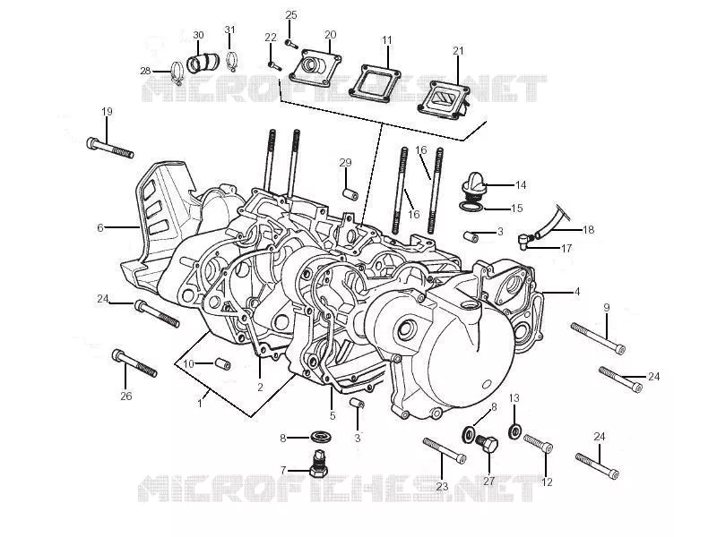 Carter GILERA GILERA-MOTORCYCLES 50 SMT 2006  SMT 50