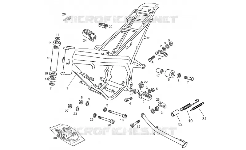 Chassis GILERA GILERA-MOTORCYCLES 50 SMT 2016  SMT 50