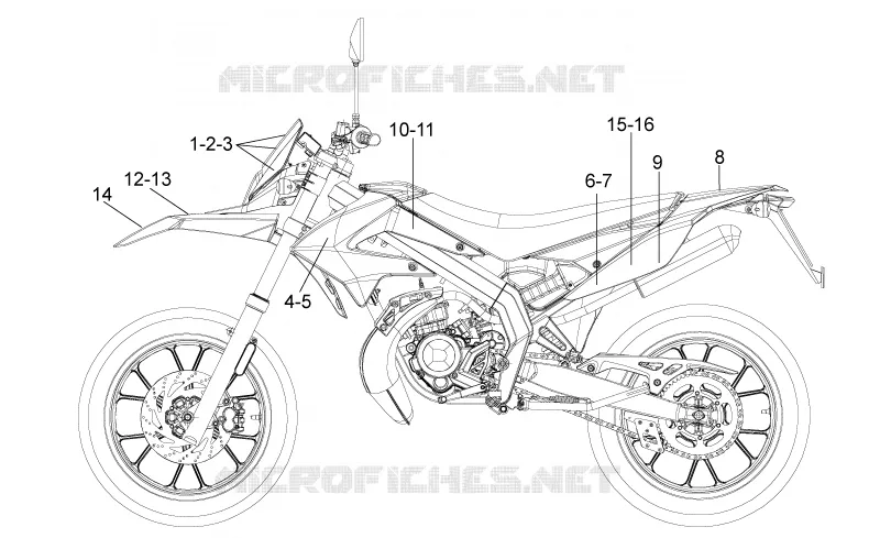 Decals GILERA GILERA-MOTORCYCLES 50 SMT 2013  SMT 50