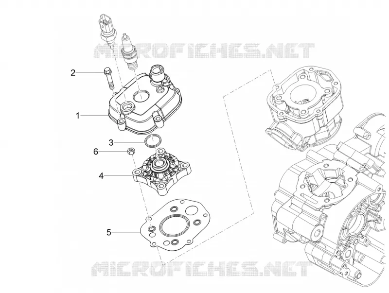 Couvre-culasse GILERA GILERA-MOTORCYCLES 50 SMT 2018  SMT 50 E4