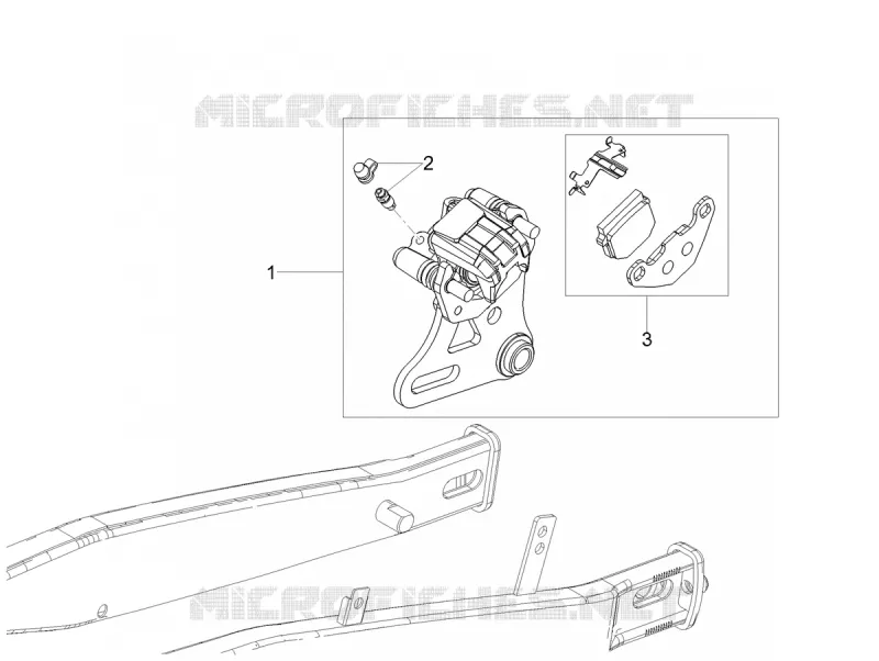 Pince frein arrière GILERA GILERA-MOTORCYCLES 50 SMT 2018  SMT 50 E4