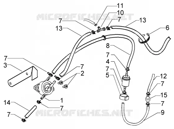 Pompe carburant VESPA VESPA-SCOOTER 125 GRANTURISMO 2004  Granturismo L