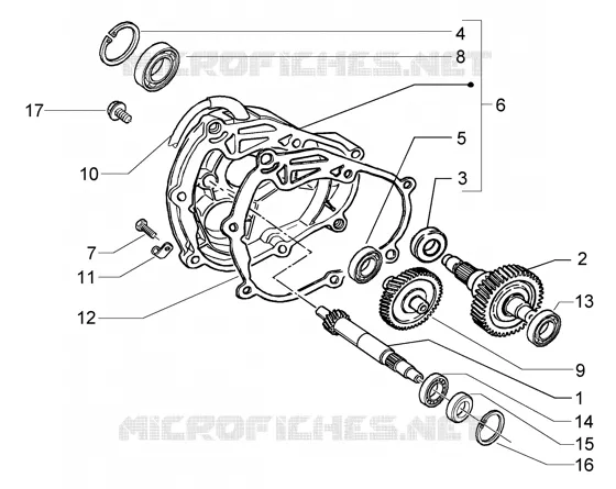 Arbre roue ar. VESPA VESPA-SCOOTER 200 GRANTURISMO 2004  Granturismo L