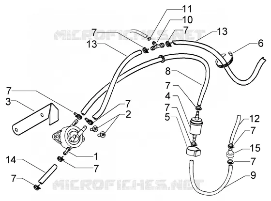 Pompe carburant VESPA VESPA-SCOOTER 200 GRANTURISMO 2004  Granturismo L
