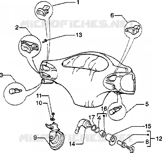 Poulie motrice VESPA VESPA-SCOOTER 50 ET2 Other year  ET2 50