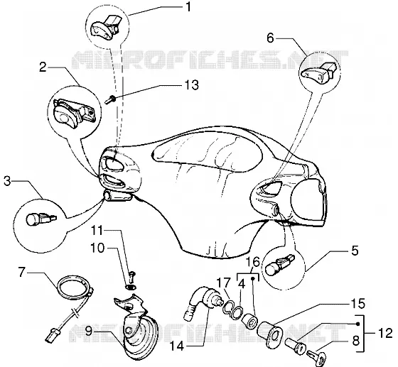 Dispositifs electriques VESPA VESPA-SCOOTER 125 ET4 Other year  ET4 125