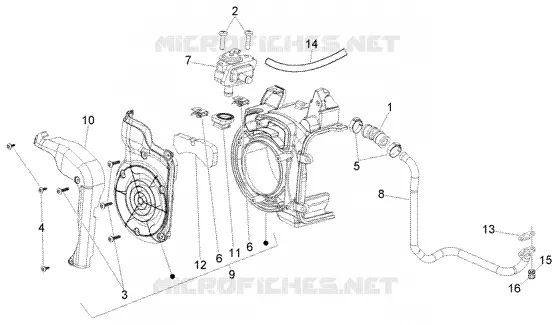 Secondary air box VESPA VESPA-SCOOTER 150 LX Other year  LX 150
