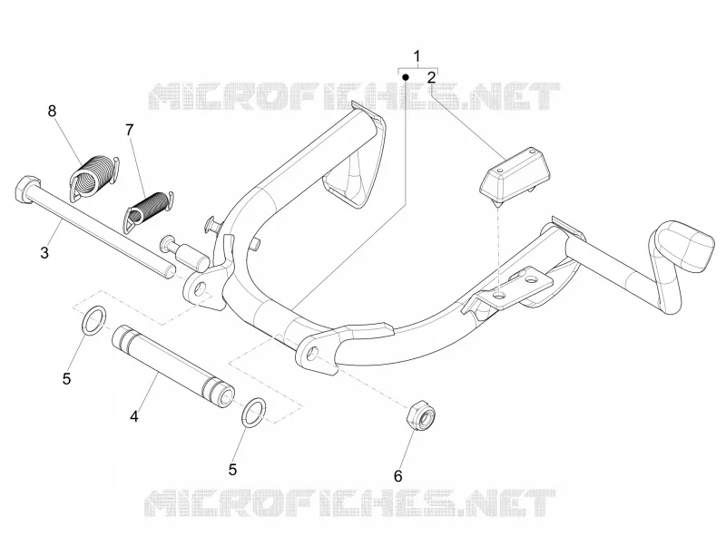 Béquille/s VESPA VESPA-SCOOTER 150 946 2015  946 150 4T 3V ABS