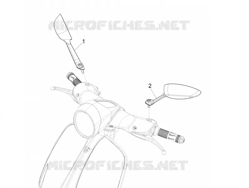 Rétroviseur/s VESPA VESPA-SCOOTER 150 946 2014  946 150 4T 3V ABS