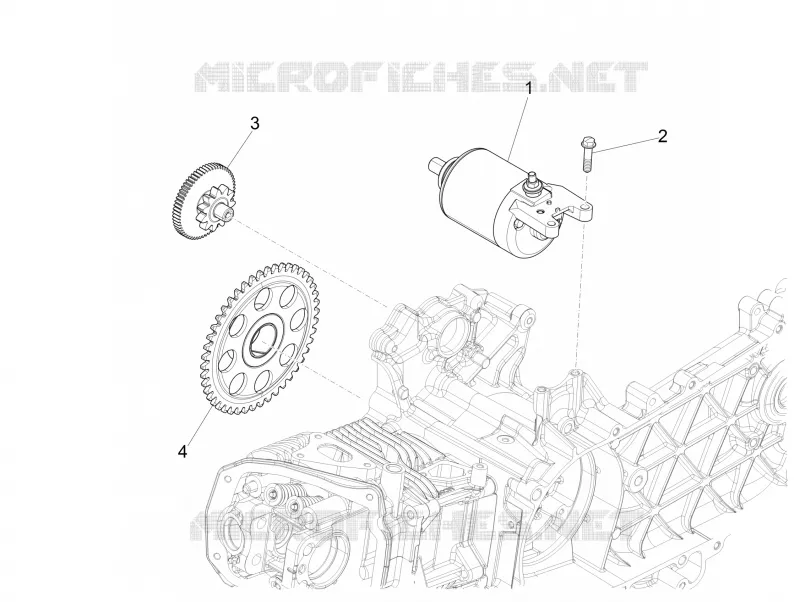 Démarrage - Démarrage électrique VESPA VESPA-SCOOTER 150 946 2016  946 ARMANI 150 4T 3V ABS E3
