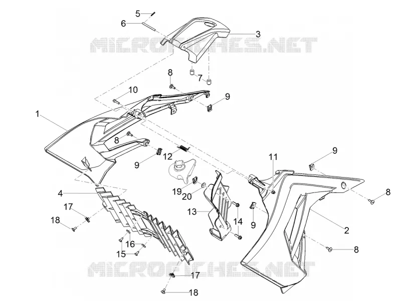CONVOYEUR D'AIR GILERA GILERA-MOTORCYCLES 50 SMT 2019  SMT 50 Euro 4 Drifting