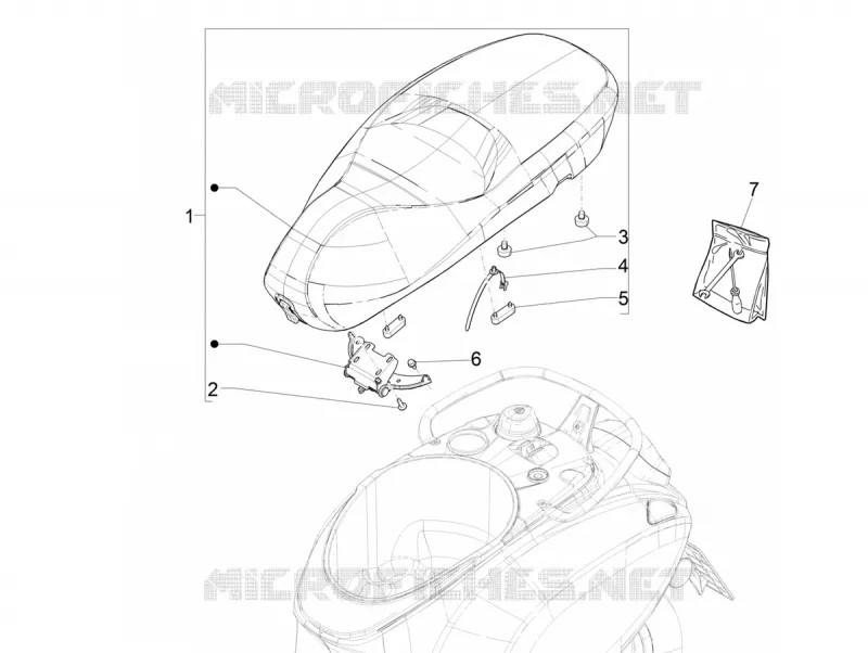 Selle/sieges VESPA VESPA-SCOOTER Electric VESPA 2019  Elettrica