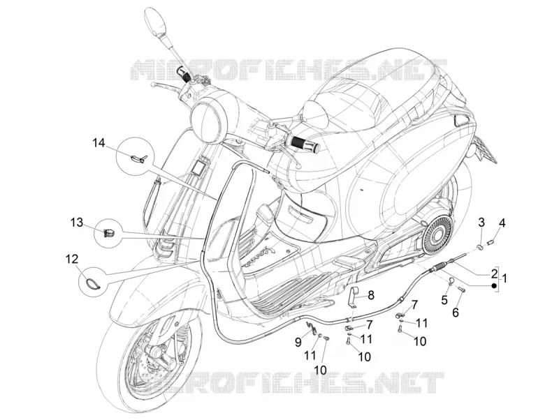 Transmissions VESPA VESPA-SCOOTER Electric VESPA 2019  Elettrica Motociclo
