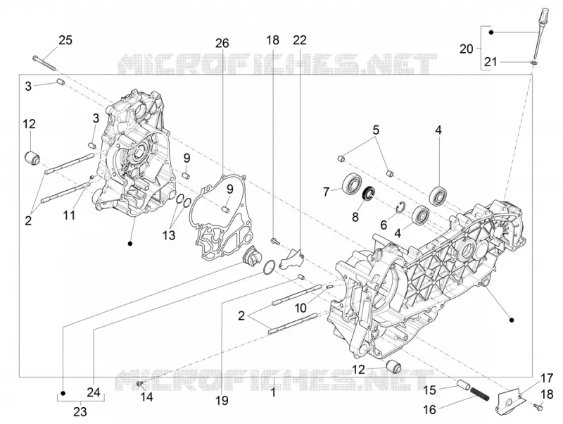 CARTER VESPA VESPA-SCOOTER 300 GTS 2018  GTS 300 Supertech HPE 4T/4V ie ABS Euro 4