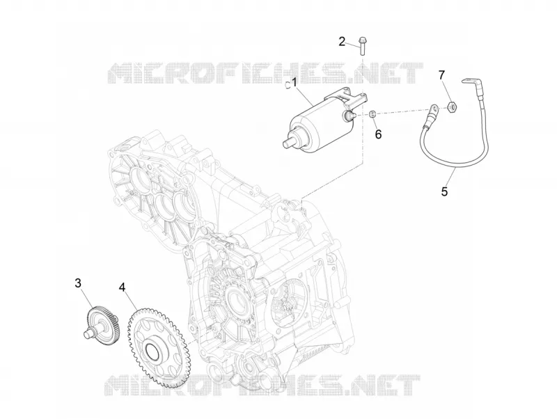 Démarrage - Démarrage électrique VESPA VESPA-SCOOTER 300 GTS 2019  GTS 300 Supertech HPE 4T/4V ie ABS Euro 4