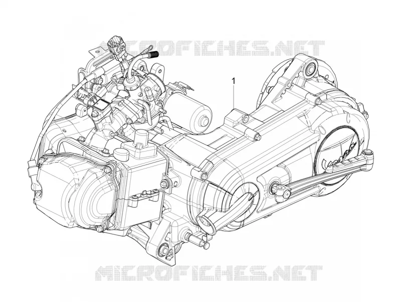 MOTEUR COMPLET VESPA VESPA-SCOOTER 150 SXL 2019  SXL 150 4T 3V CARB