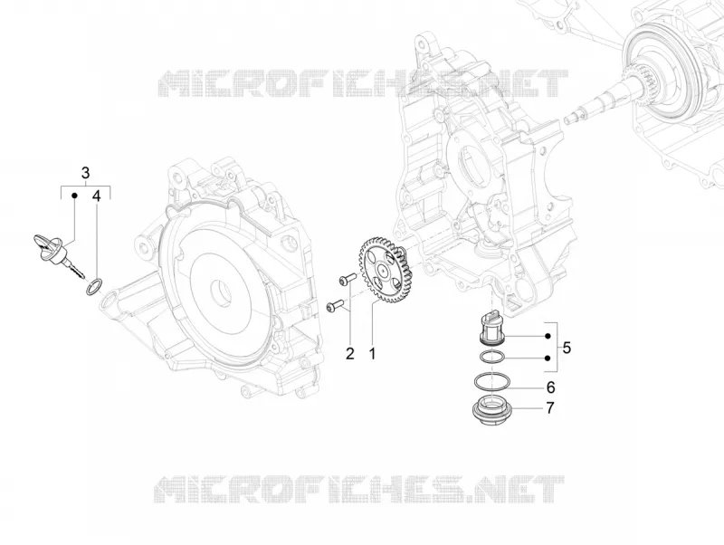 Pompe à huile VESPA VESPA-SCOOTER 150 SXL 2019  SXL 150 4T 3V CARB