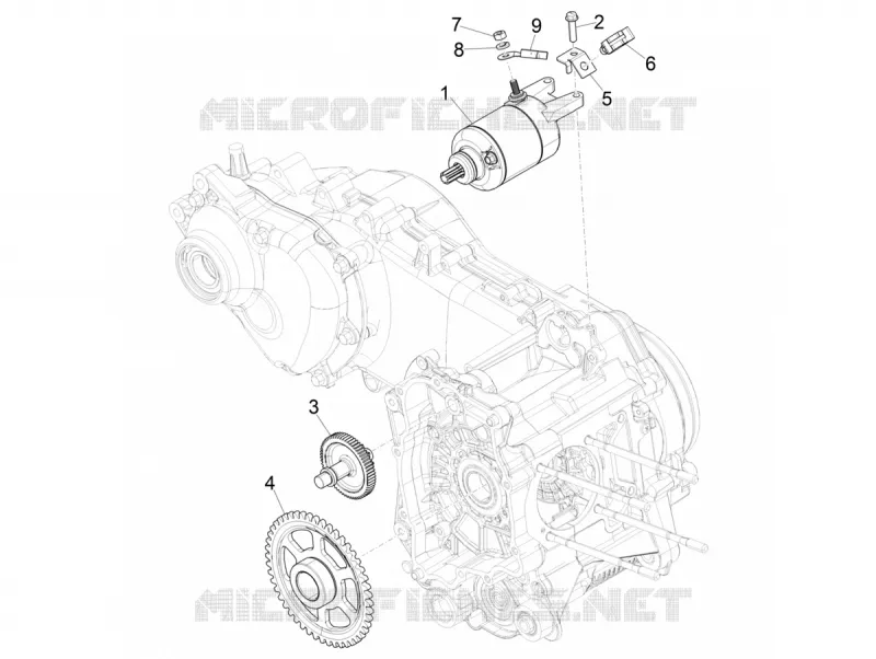 Démarrage - Démarrage électrique PIAGGIO PIAGGIO-SCOOTER 300 BEVERLY 2022  Beverly 300 4T/4V HPE Euro 5 ABS