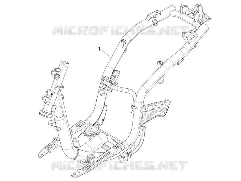 Châssis/coque PIAGGIO PIAGGIO-SCOOTER 125 LIBERTY 2019  Liberty iGet 4T 3V ie ABS