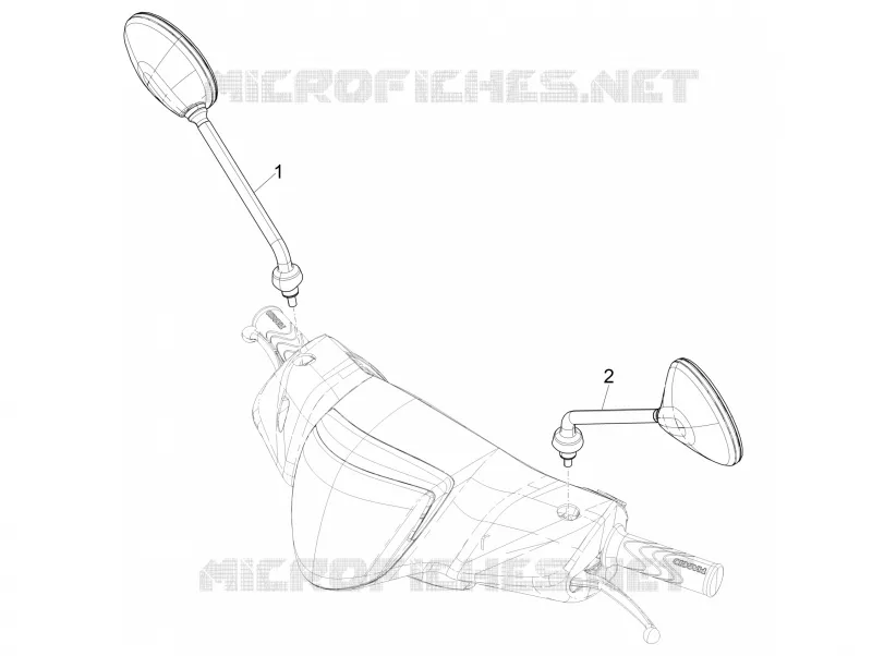 RETROVISEURS PIAGGIO PIAGGIO-SCOOTER 125 LIBERTY 2015  Liberty iGet 4T 3V ie ABS