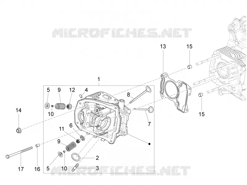 CULASSE - SOUPAPES PIAGGIO PIAGGIO-SCOOTER 125 LIBERTY 2021  Liberty 125 4T iGet 3V ie ABS Euro 5