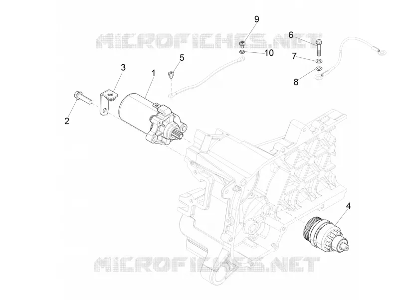 Démarrage - Démarrage électrique PIAGGIO PIAGGIO-SCOOTER 50 LIBERTY 2024  Liberty 50 iGet 4T 3V Euro 5