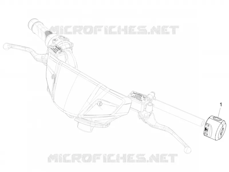 COMMODOS - INTERRUPTEURS PIAGGIO PIAGGIO-SCOOTER ELECTRIC PIAGGIO-1 2023  Piaggio 1 Moped