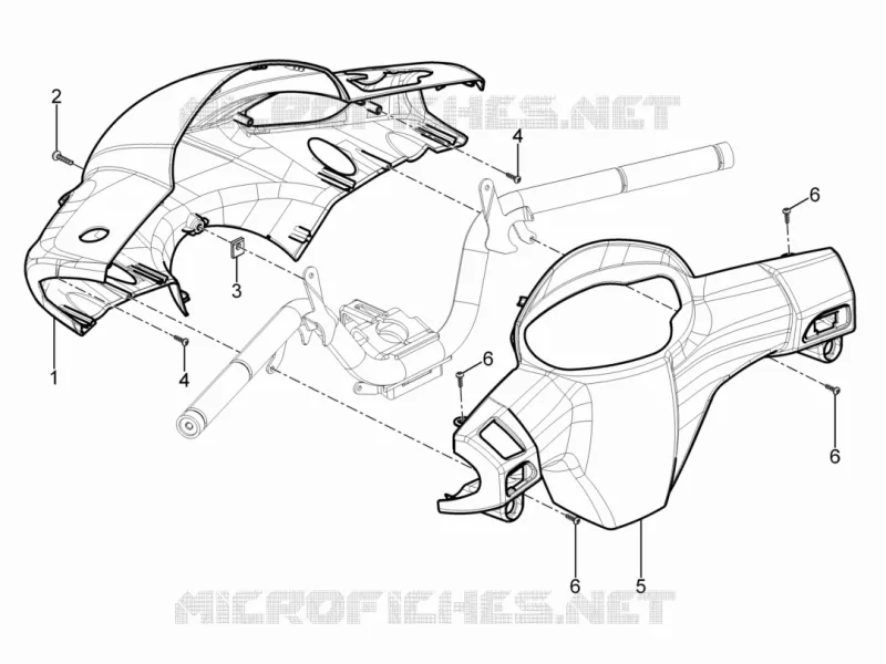 Couvertures guidon PIAGGIO PIAGGIO-SCOOTER 50 TYPHOON 2016  Typhoon 50 2T Euro 2