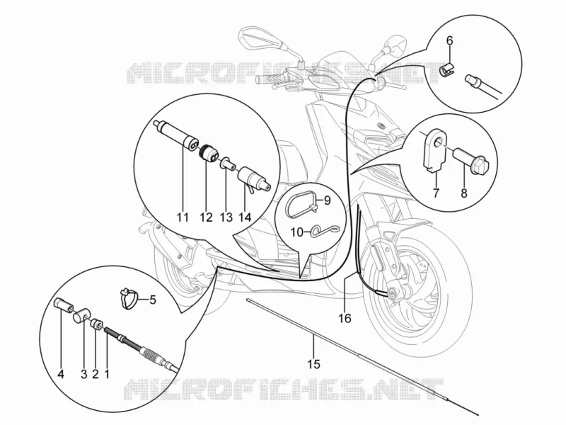 Transmissions PIAGGIO PIAGGIO-SCOOTER 50 TYPHOON 2015  Typhoon 50 2T Euro 2