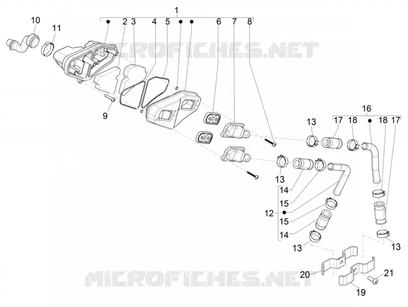 Boitiî air secondaire PIAGGIO PIAGGIO-SCOOTER 50 TYPHOON 2019  Typhoon 50 2T Euro 4