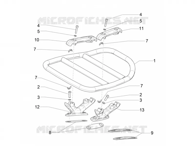 Porte-bagages arrière VESPA VESPA-SCOOTER 150 946 2021  946 150 4T 3V Euro 4 ABS Christian Dior