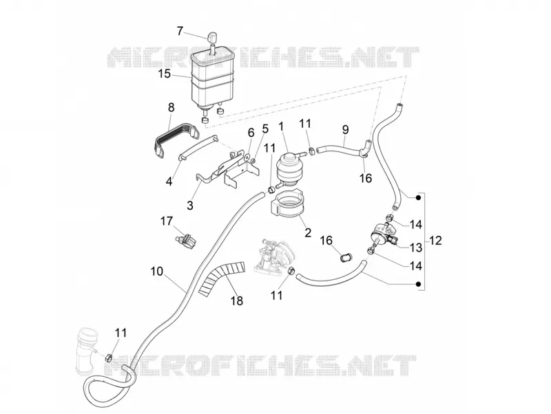 Système anti-évaporation VESPA VESPA-SCOOTER 150 946 2021  946 150 Euro 5 ABS Christian Dior