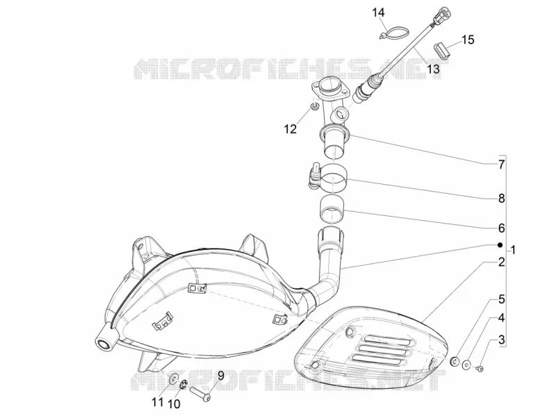 ECHAPPEMENT VESPA VESPA-SCOOTER 300 GTV 2020  GTV 300 HPE SEI GIORNI ie Euro 4 ABS